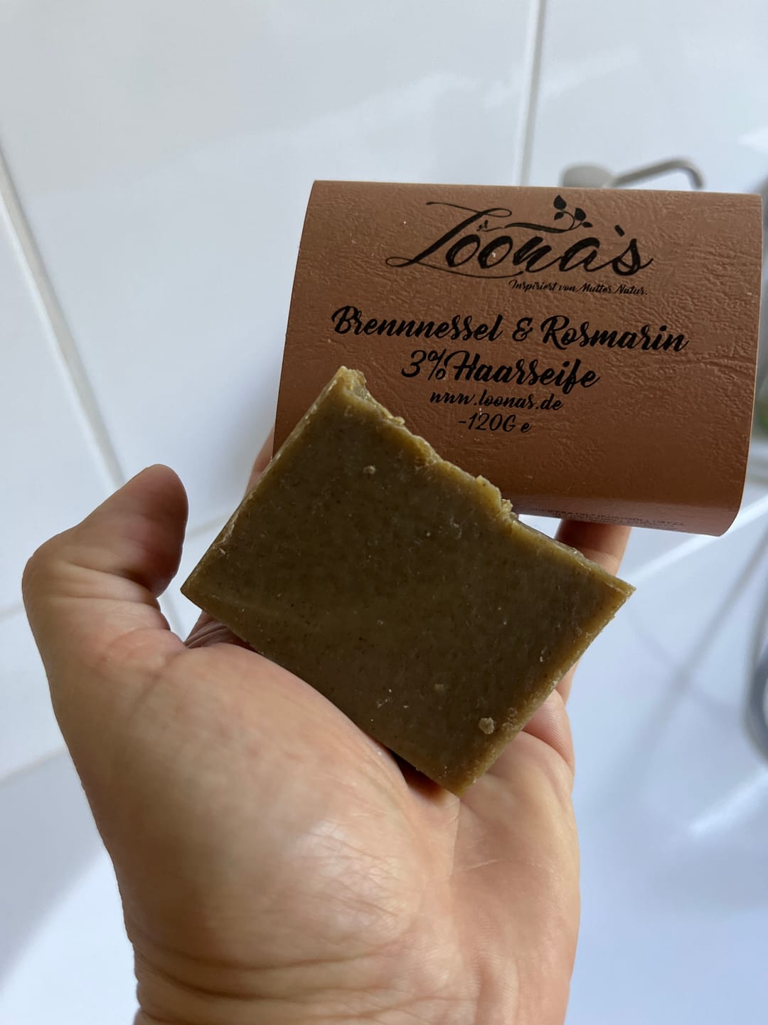 Customer photo review of 3% Herbal-Love Haarseife (Einstiegs-Haarseife/Alle Haartypen)