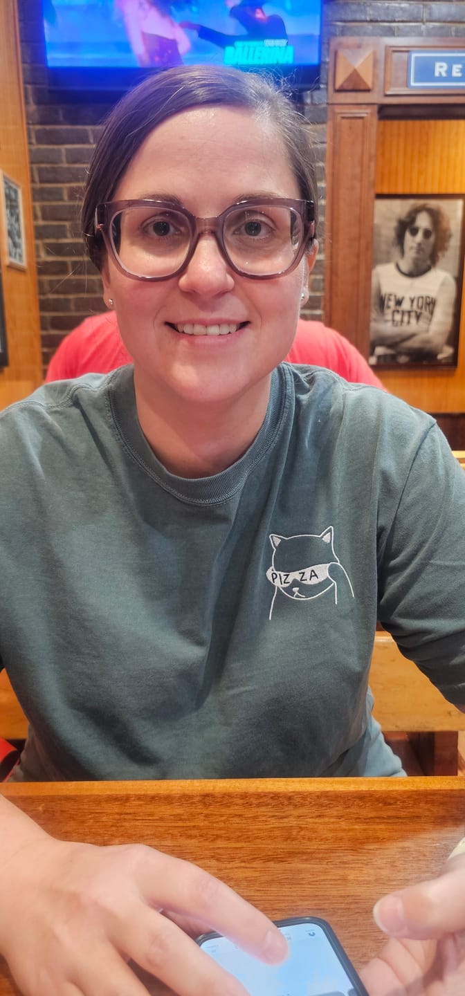 Customer photo review of Custom Embroidered What Are We Eating Today Matching T-shirts for Couples