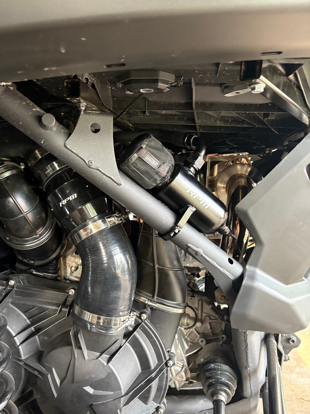 Customer photo review of RPM Can-Am Maverick X3 "ECF" Electric Clutch Blower Fan Kit - Lower Clutch / Belt Temperature