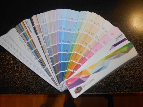 Customer photo review of Dunn-Edwards Perfect Palette Color Fan Deck