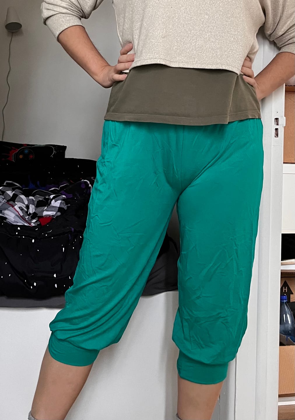 Customer photo review of Pantalon Chloé 3/4