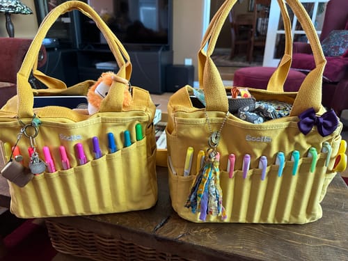 Customer photo review of Soolla® Studio Bag, Sunset Mustard