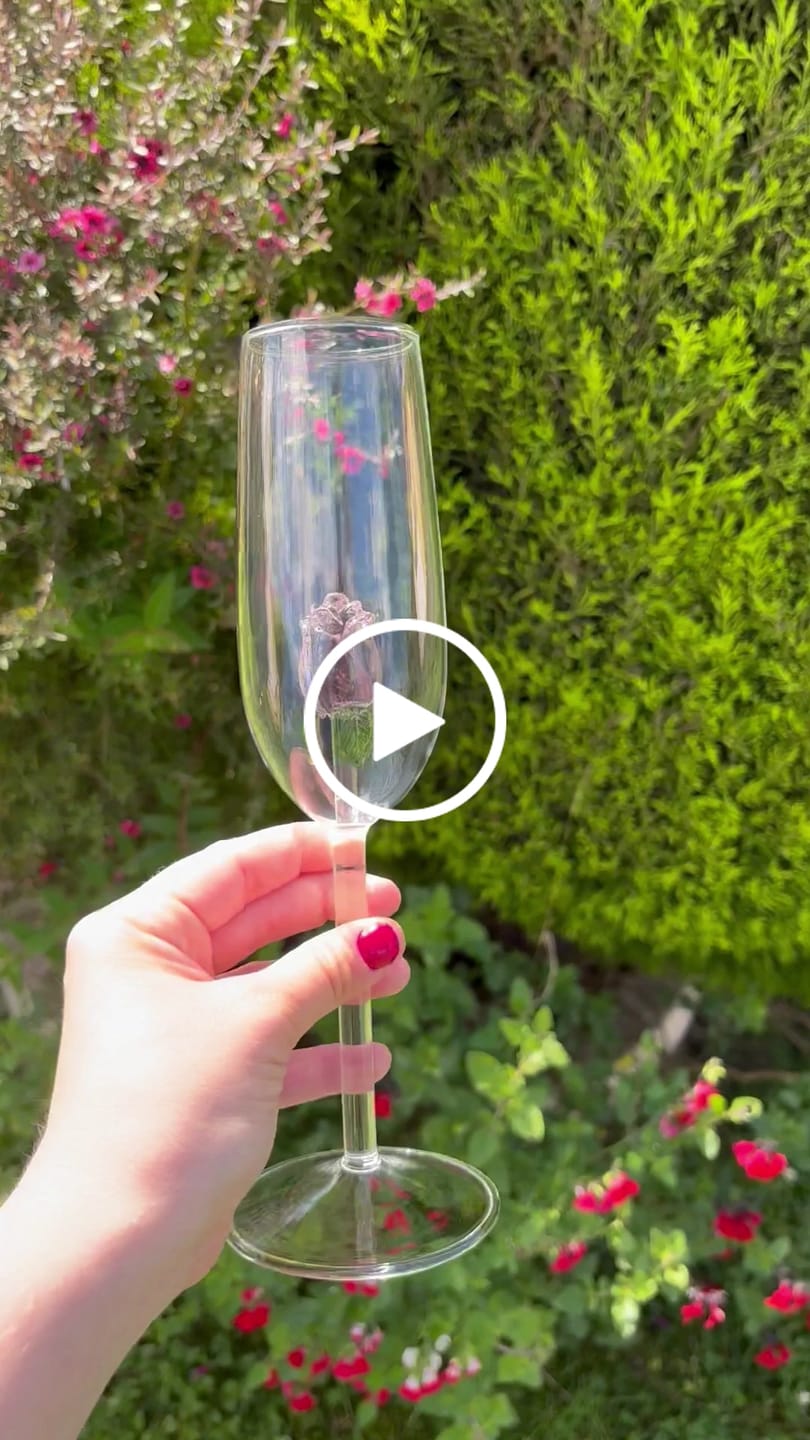 Customer video review of Crystal Rose Glass
