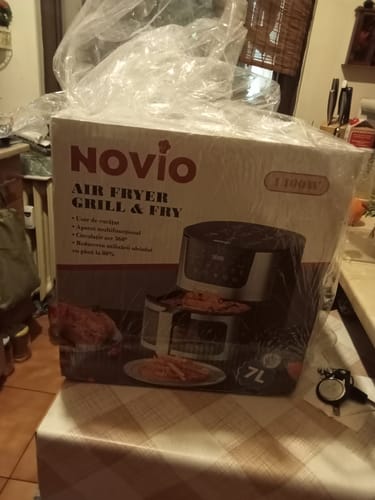 Customer photo review of Air Fryer Novio Grill & Fry