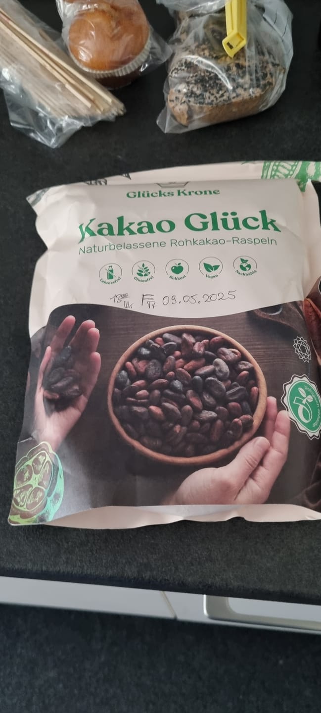 Customer photo review of Bio Kakao Glück 1 kg (100% Bio Roh Kakao)