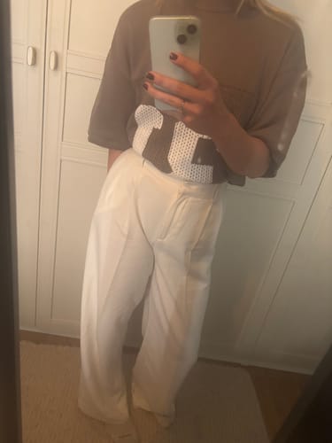 Customer photo review of KNIT JERSEY TAUPE