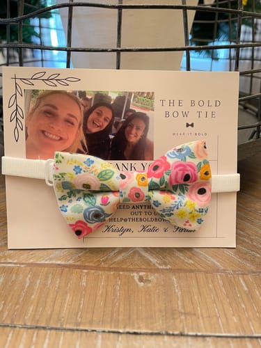 Sheri M. review of Wonderland Garden Bow Tie- Floral Bowtie image 1 out of 1