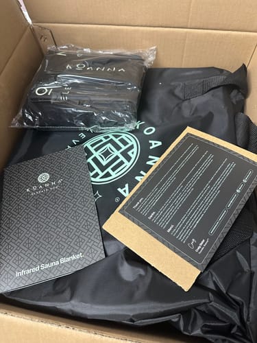 Customer photo review of Koanna® Infrared Sauna Blanket (+ Free Sauna Kit)