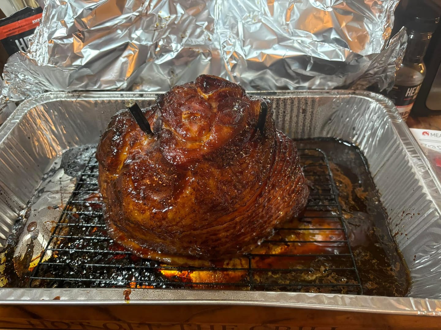 Customer photo review of Brown Sugar Honey Habanero BBQ Glaze
