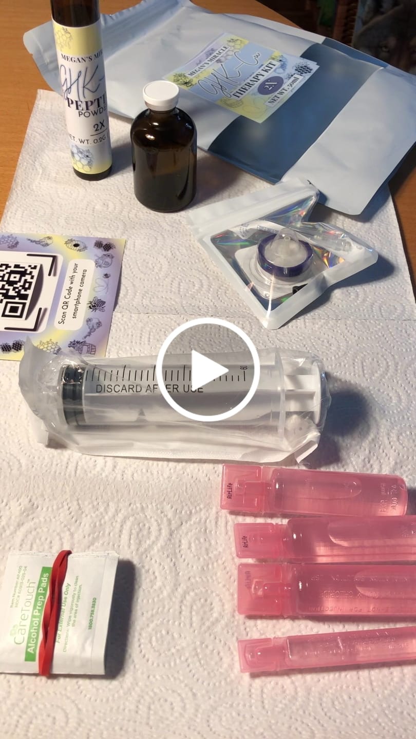 Customer video review of Copper Peptide GHK-CU Therapy Kit