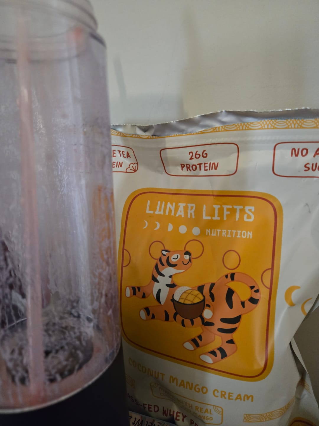 Customer photo review of Coconut Mango Cream - Whey Protein Isolate