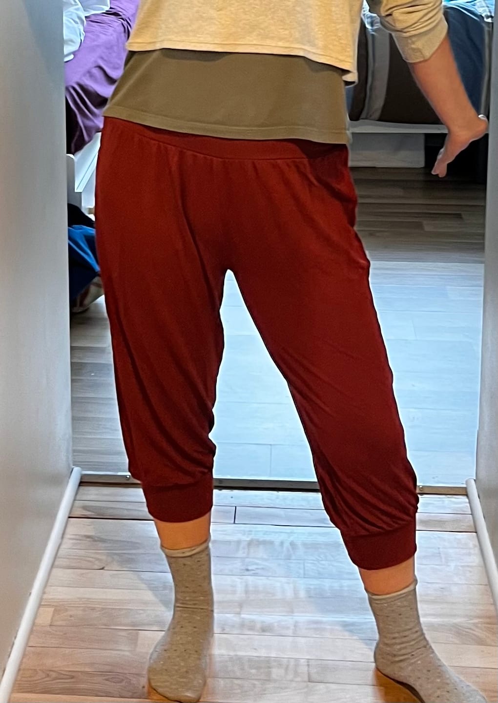 Customer photo review of Pantalon Chloé 3/4