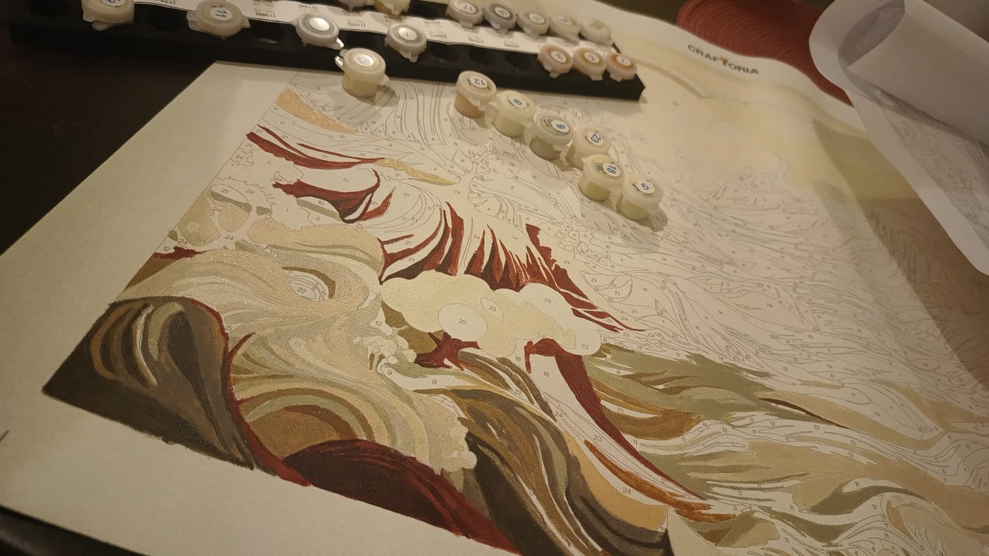 Customer photo review of Abstract Mountain Harmony