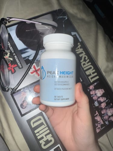 Customer photo review of Peak Height Growth Supplement #1 Grow Taller Height Pill