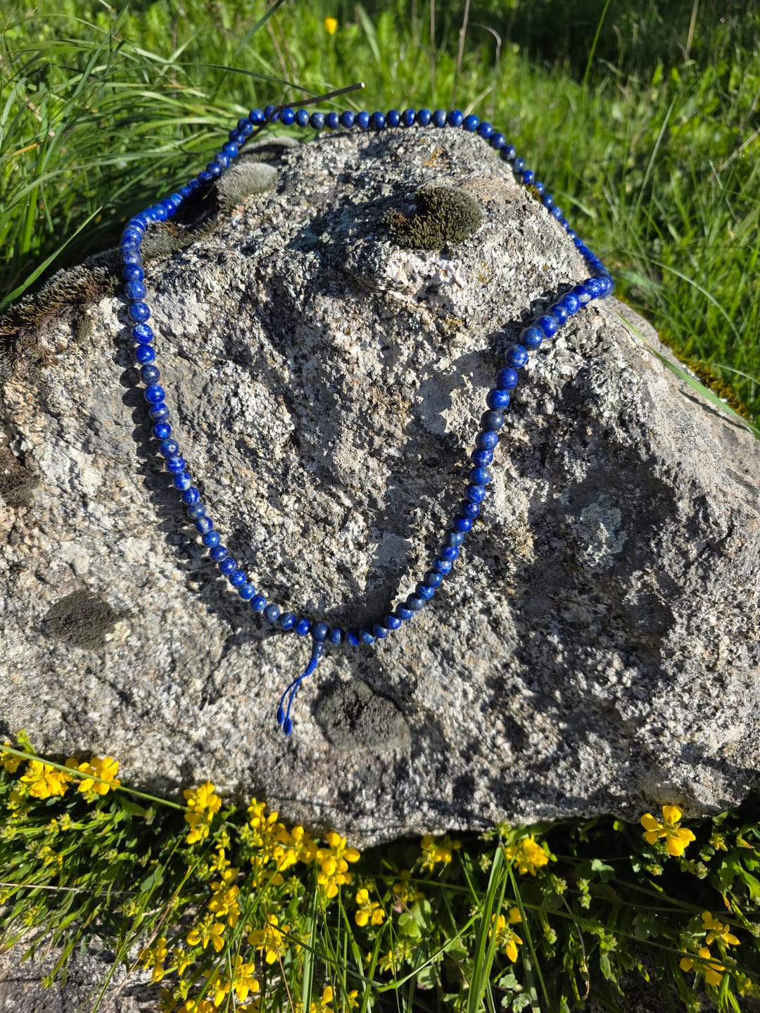 Customer photo review of Mala Lapis Lazuli