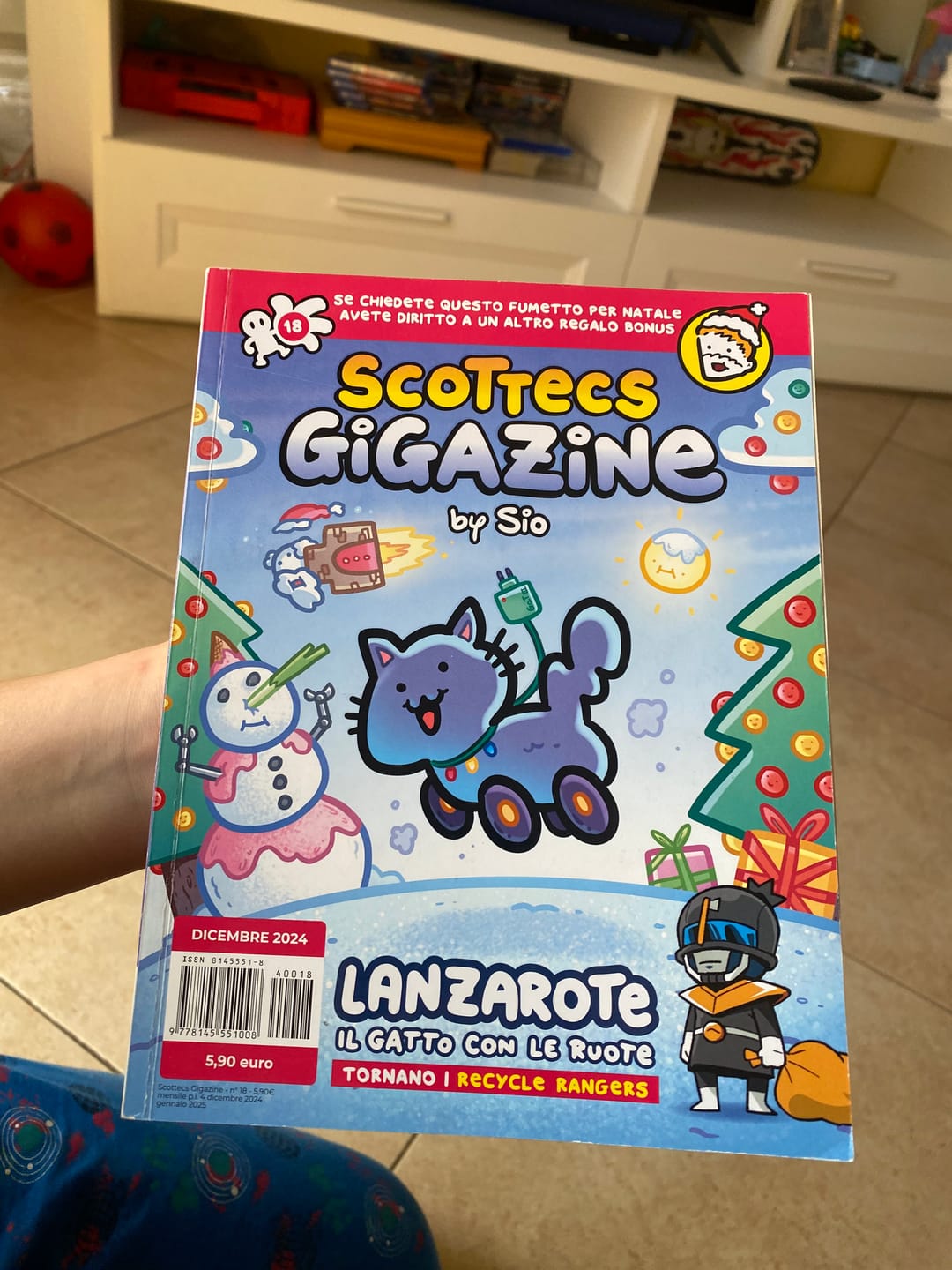 Customer photo review of Scottecs Gigazine 18 - Lanzarote il gatto con le ruote