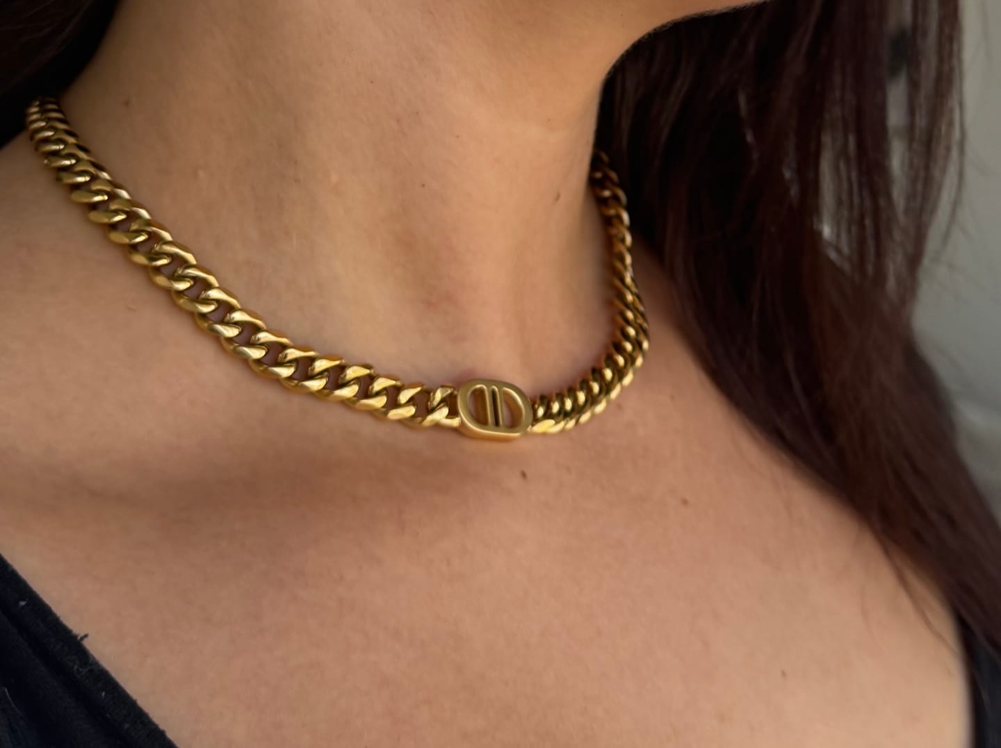 Customer photo review of Prestige Halskette | 18K vergoldet