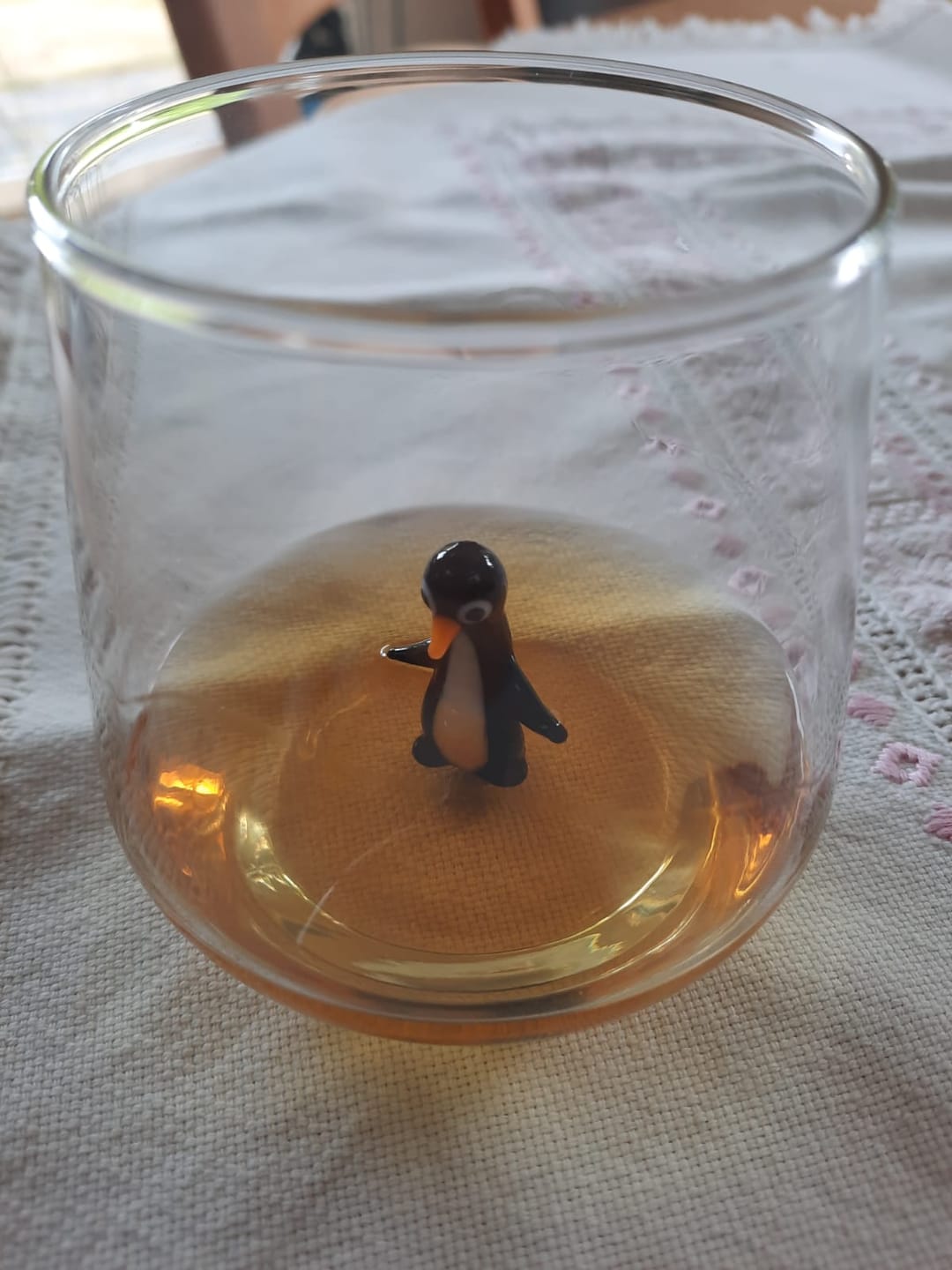 Customer photo review of Penguin Glass