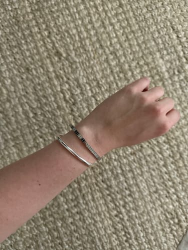 Customer photo review of Ribbed Bangle