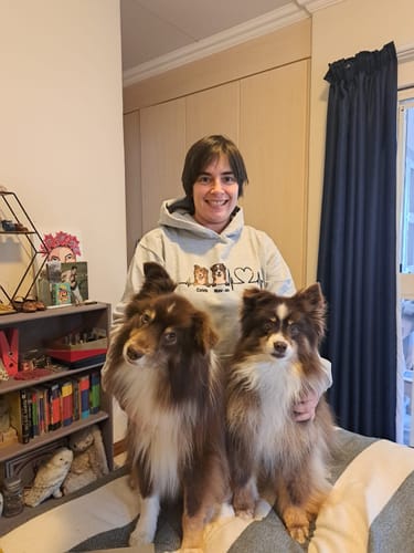 Customer photo review of HEARTBEAT HOODIE (Unisex)