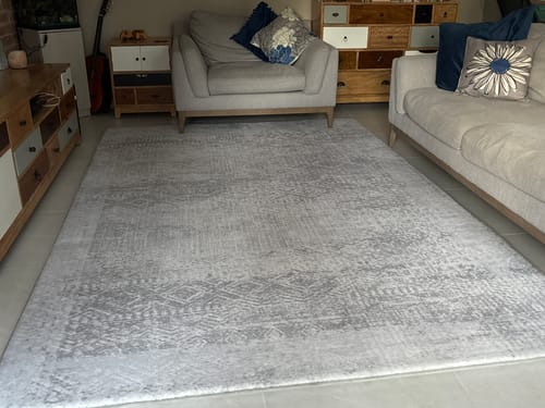 Customer photo review of The Mellow Mat v2® Designer Print | Silver Mist (Soft Touch Sensory Tatami Rug) PR01