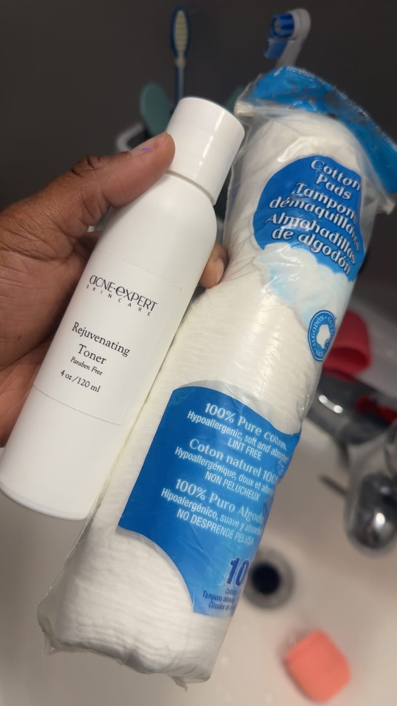 Customer photo review of REJUVENATING TONER