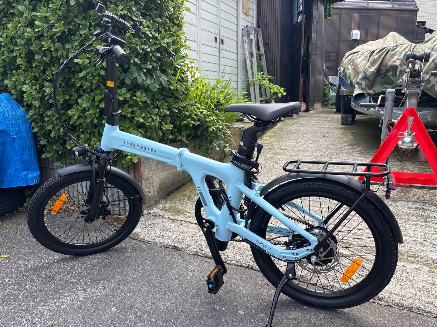 Customer photo review of ADO AIR 20 PRO 折りたたみ電動アシスト自転車 自動変速機能搭載