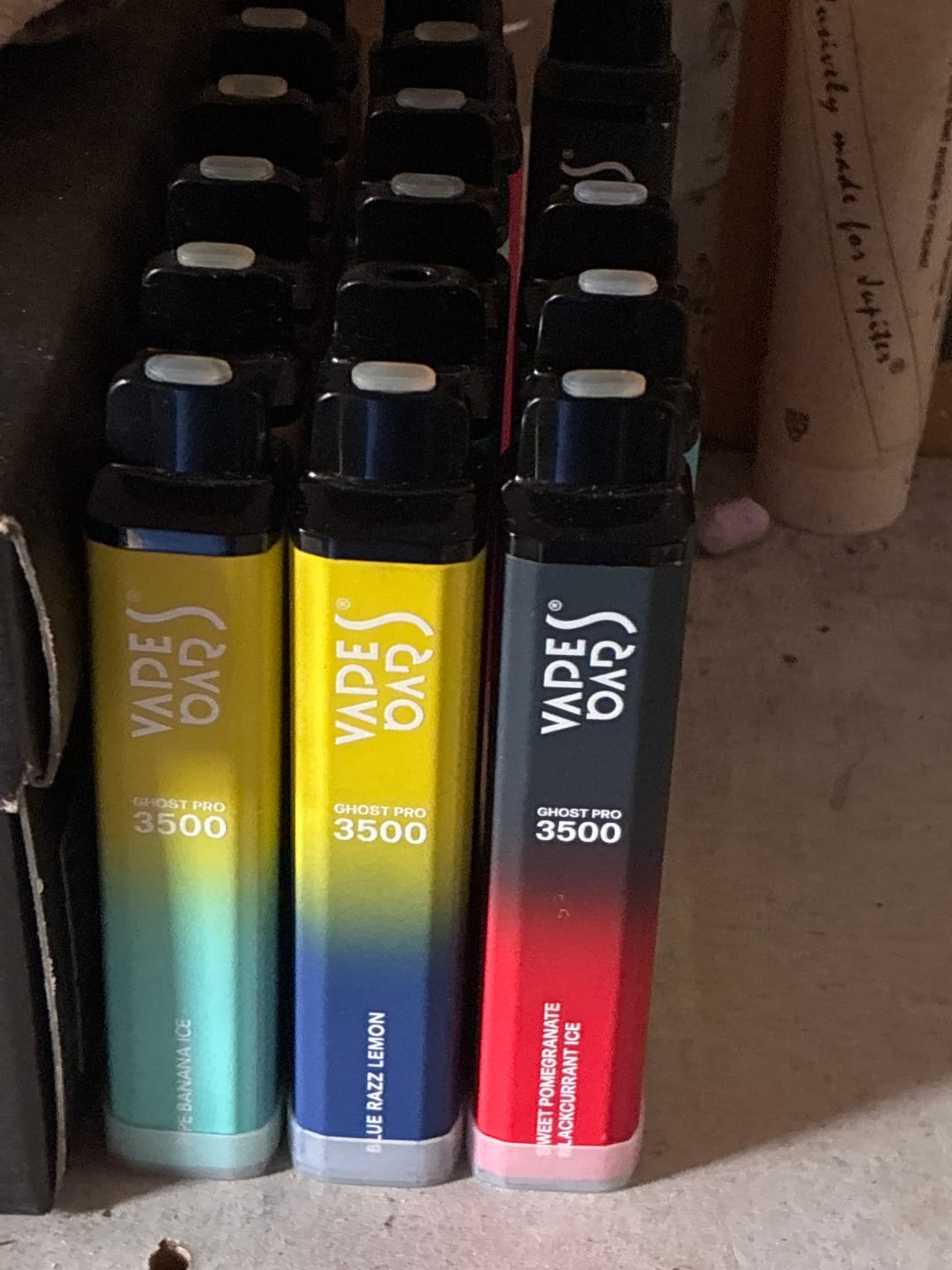 Customer photo review of Ghost Pro 3500 Puffs Disposable Vape (Pack of 10)