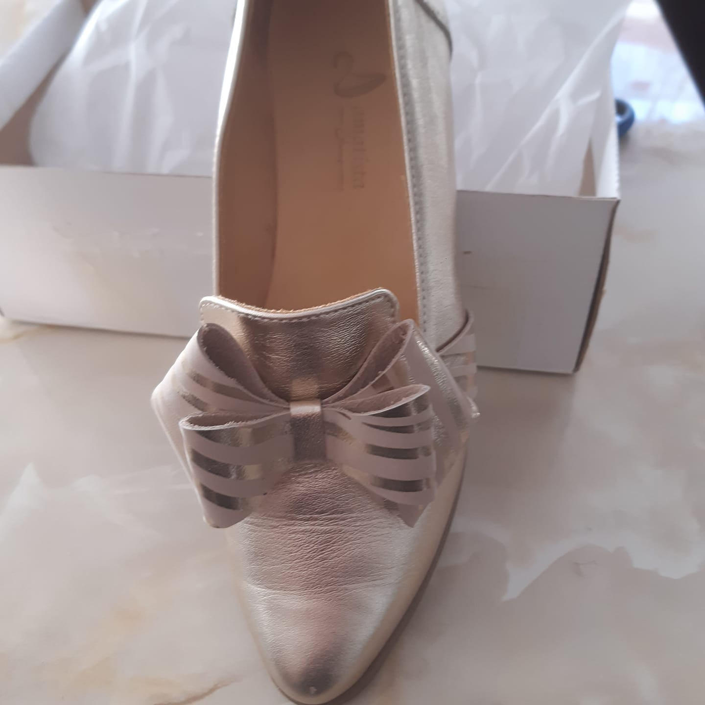 Customer photo review of Mocasín Rosita Amatista