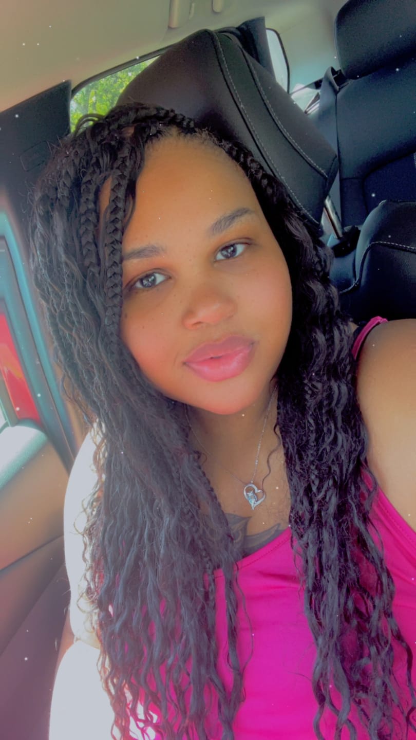 Customer photo review of Loose Curly Bulk Hair Extensions for Braiding
