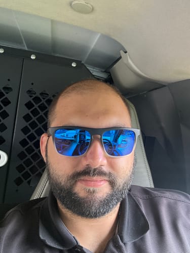 Customer photo review of 100x35 Dark Blue