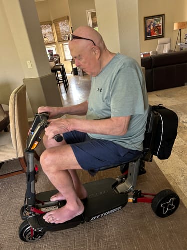 Customer photo review of ATTO SPORT Portable Mobility Scooter