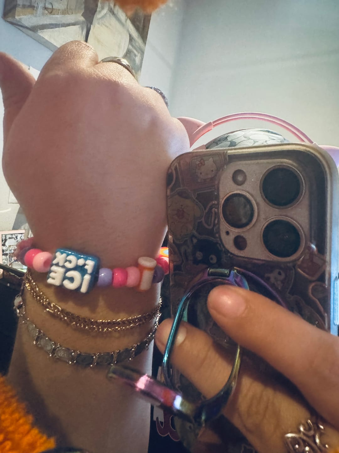 Customer photo review of Lucky Coin Bracelet