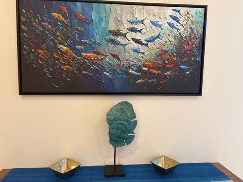 Customer photo review of UNDER THE WATER CANVAS