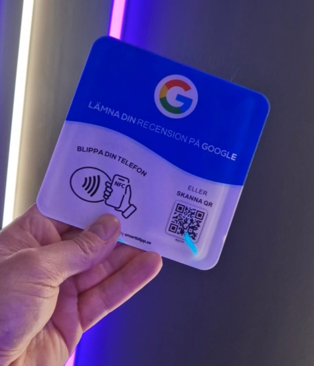 Customer photo review of Google Recensionsplatta