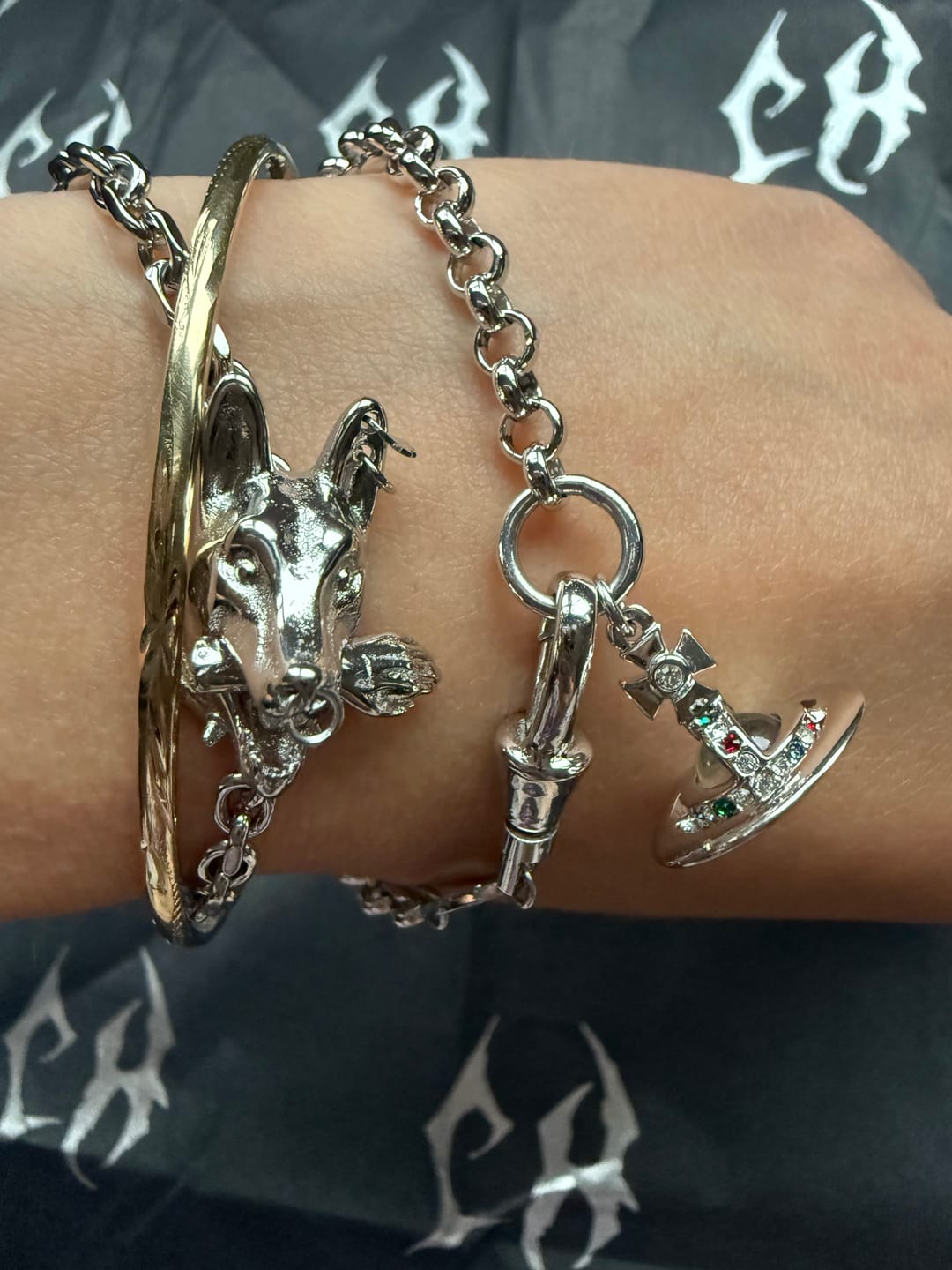 Customer photo review of HELLHOUND BRACELET