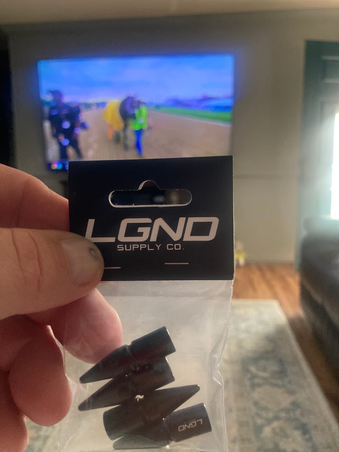 Customer photo review of Spiked Valve Stem Caps