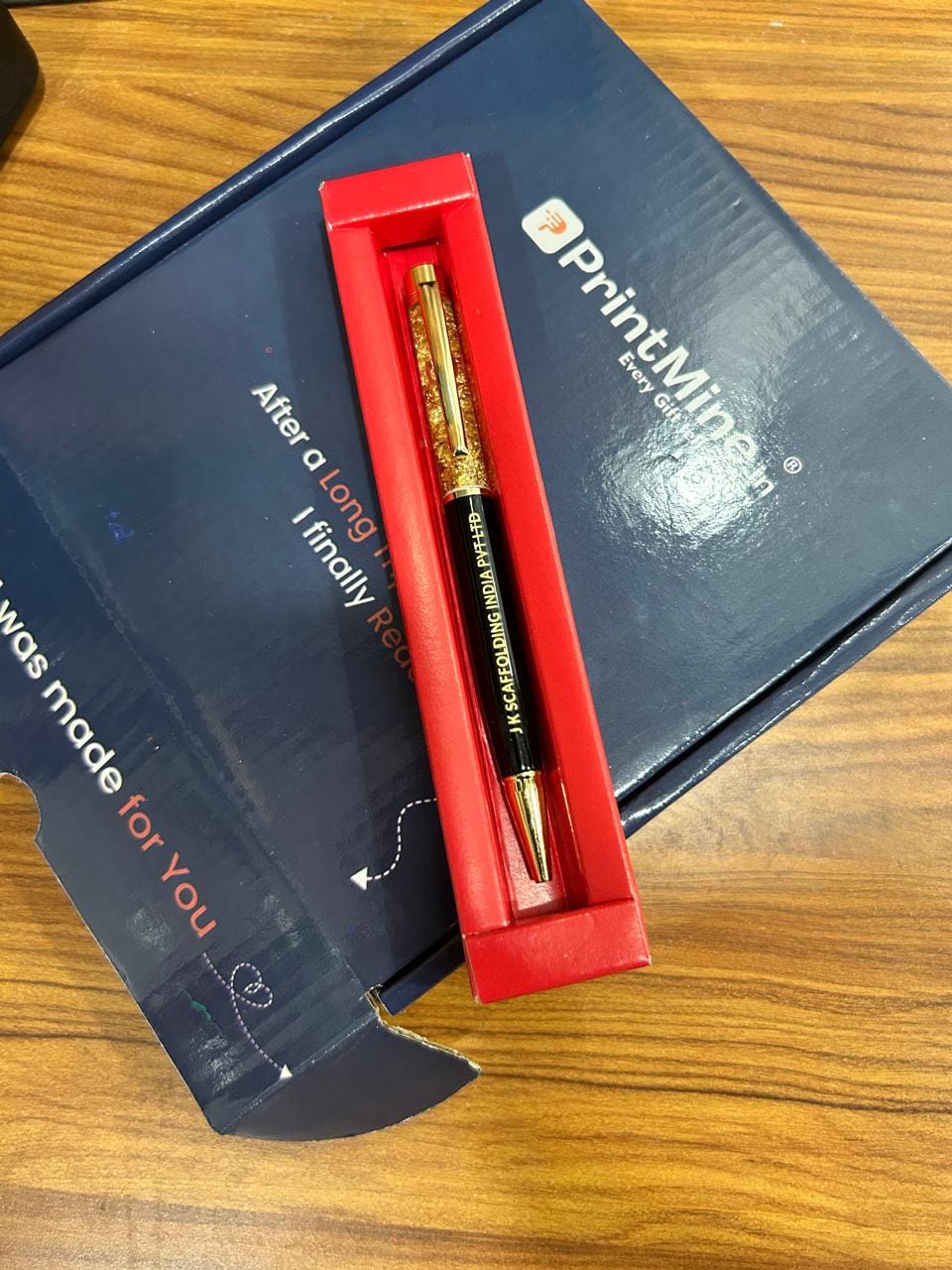 Customer photo review of Premium Metal Pen | Best Corporate Gift | PrintMine.in