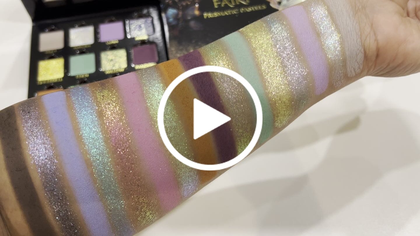 Customer video review of Frosted Fairy Prismatic Pastels Multichrome Magnetic Eyeshadow Palette