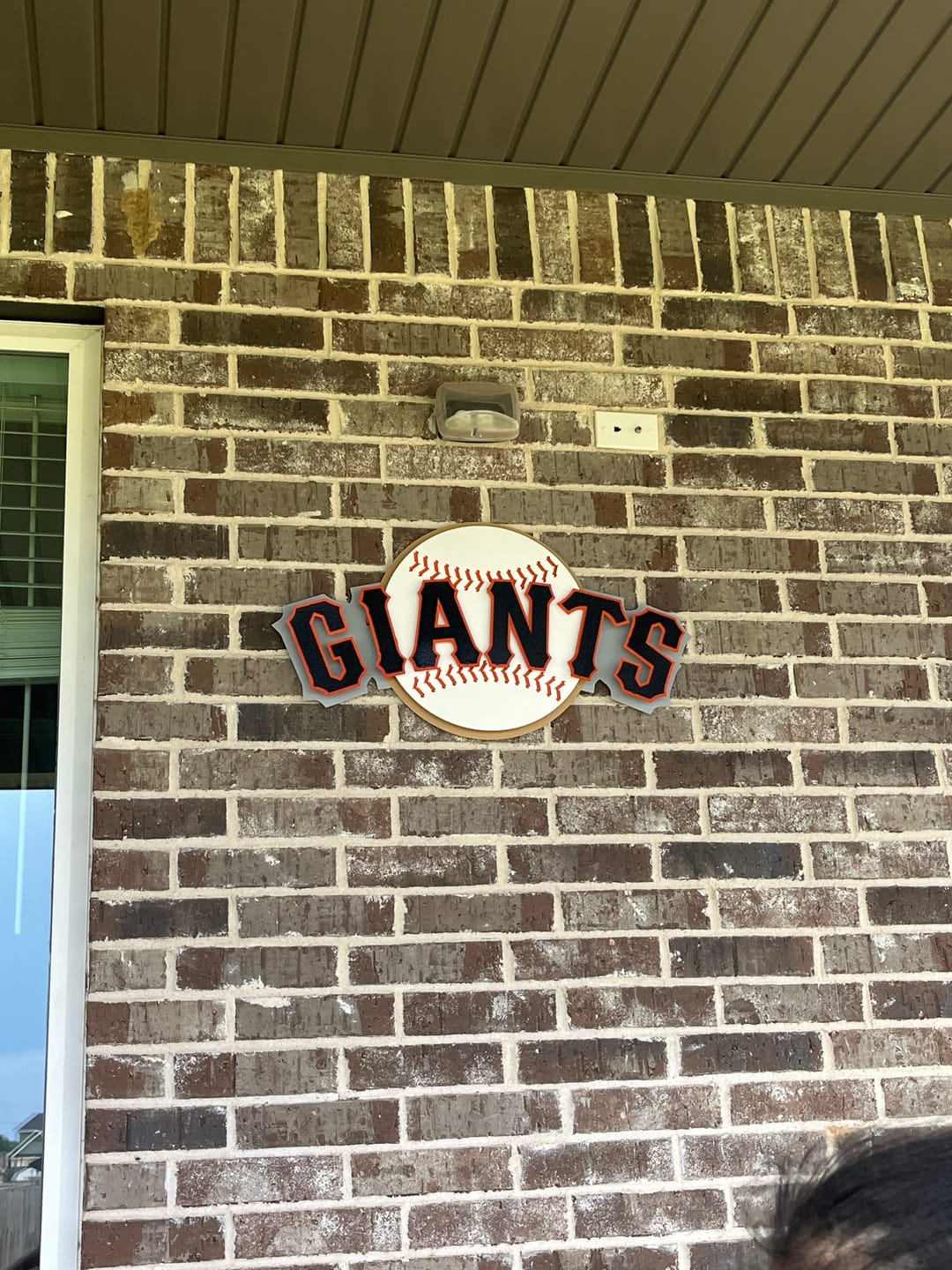 Customer photo review of San Francisco Giants Club Logo 3D Vintage Metal Wall Art