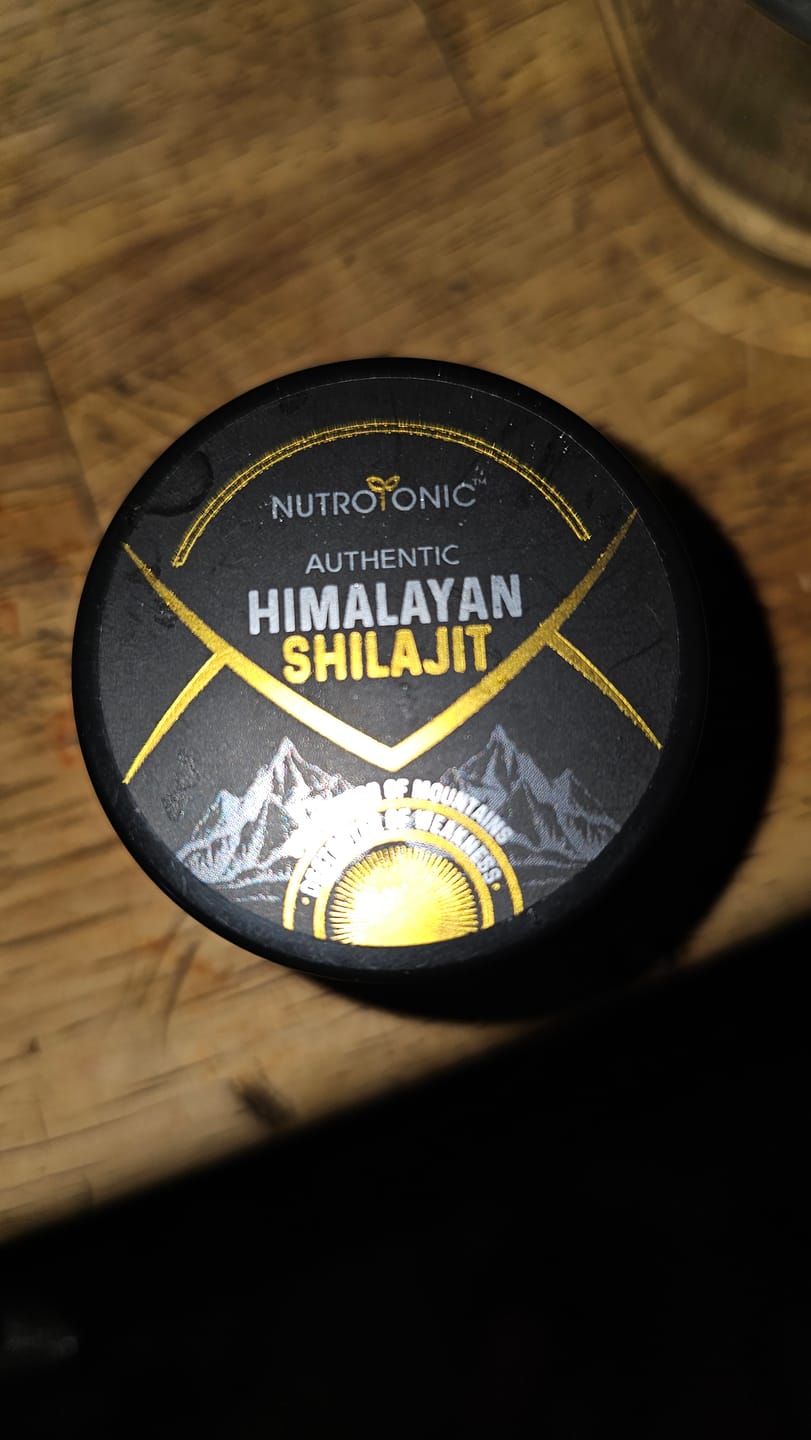 Customer photo review of Authentic Himalayan Shilajit® 60 Days Sun Dried Organic Resin