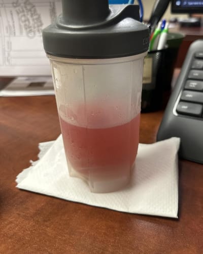 Customer photo review of Yerba Magic Strawberry Matcha