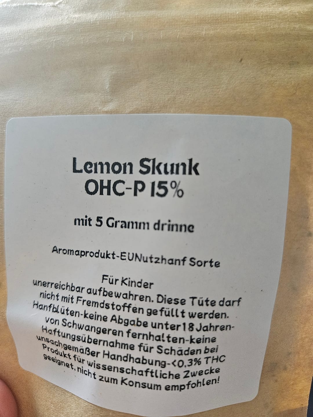 Customer photo review of Lemon Haze PHC