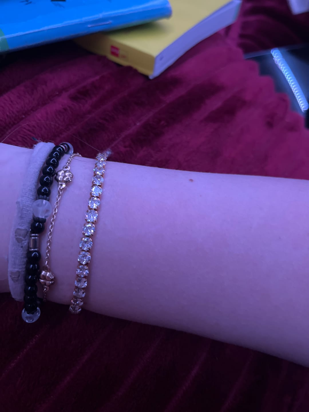 Customer photo review of Bratara Tennis Gold, 4mm