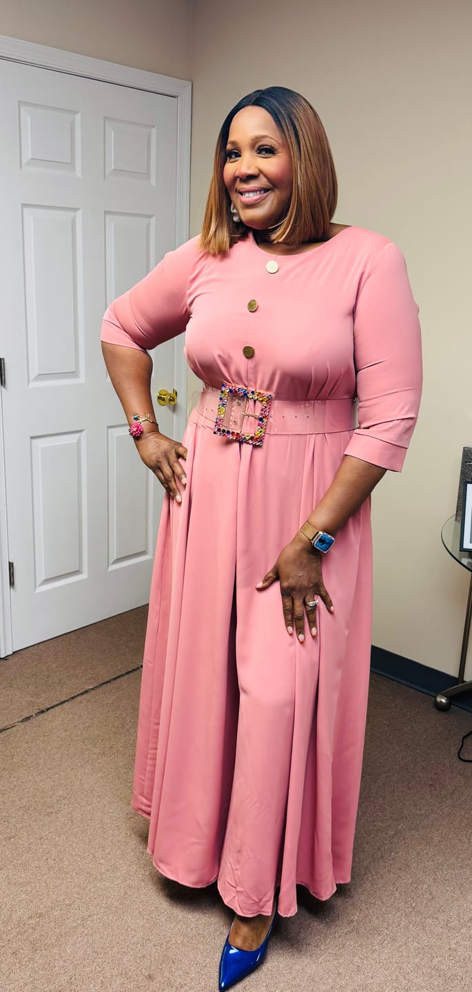 Customer photo review of MILTON EXCLUSIVE WIDE LEG OVERSIZED JUMPSUIT (Mauve Pink)