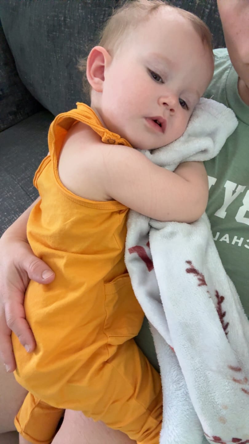 Customer photo review of Baby Romper Bubble Gum