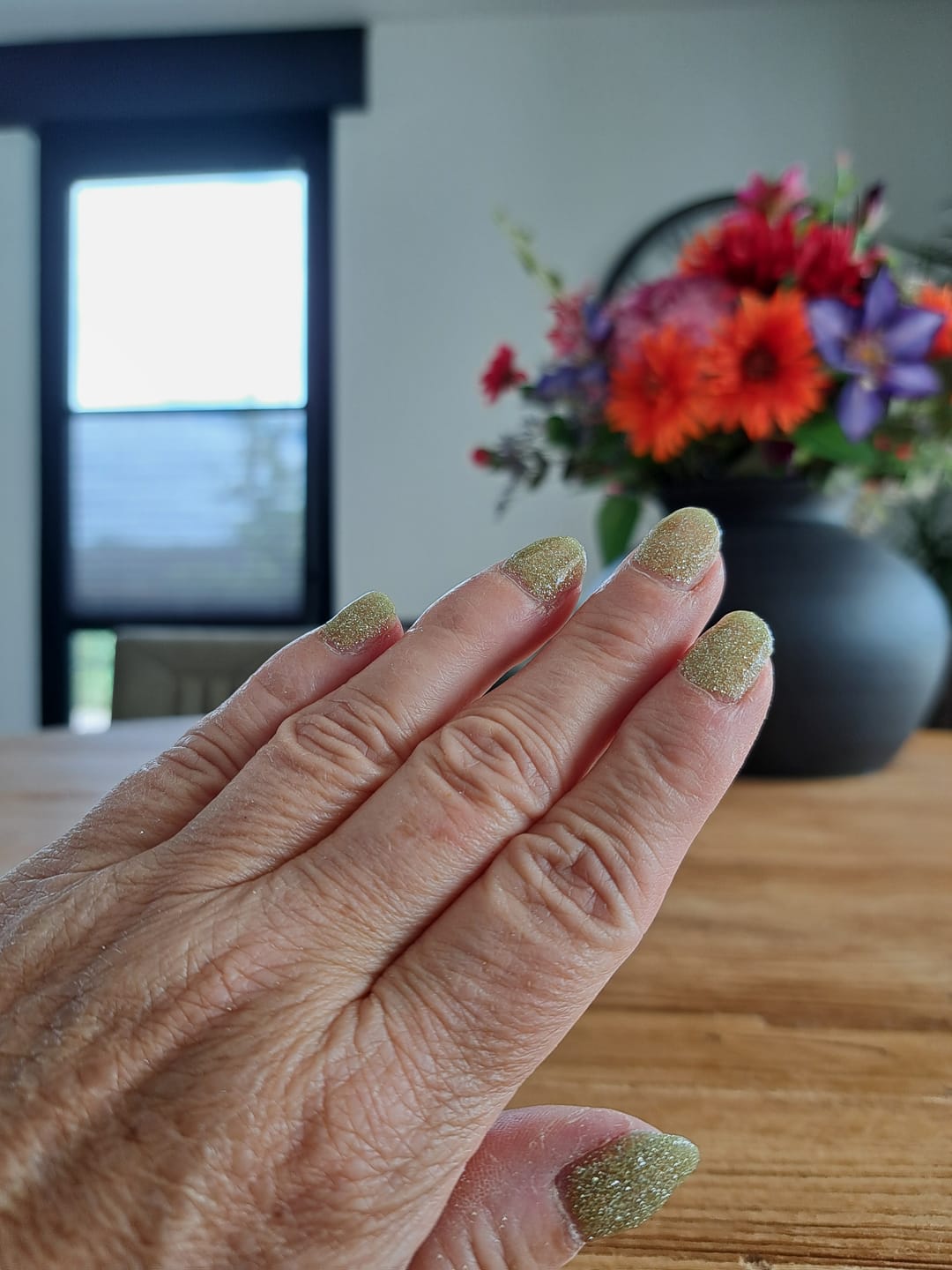 Customer photo review of Crystal Clear Dipping Powder