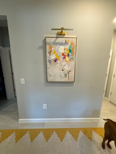 Customer review photo for Plaster Art Texture Painting #SG182