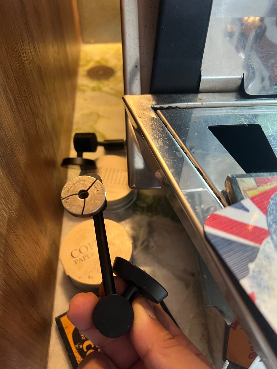 Customer photo review of Multi-Function Magnetic Puck Screen Holder