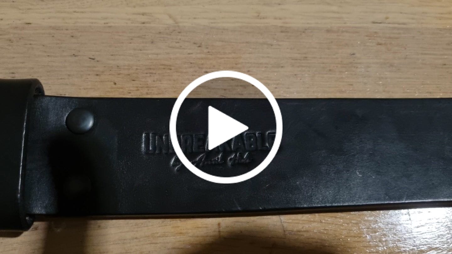 Customer video review of The Unbreakable Belt